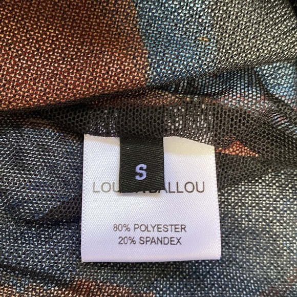 Louisa Ballou Heatwave Triple Ring Long Sleeve Mesh Mini Dress Size S - Picture 8 of 8